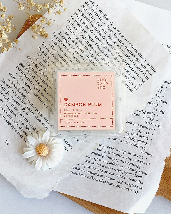 Damson Plum wax melt - 4 cubes - Limited Edition