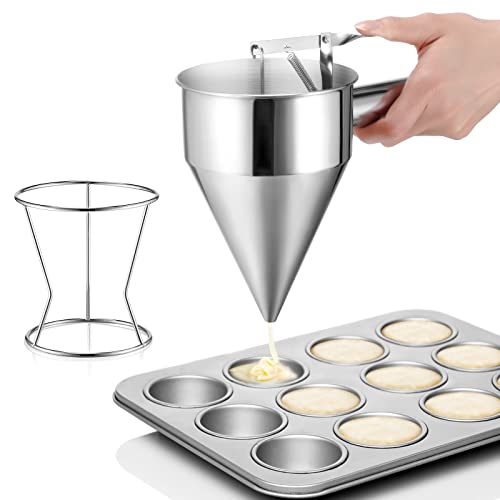Food Waffle Squeeze Feeder Candle Wax Mix Large Stainless Steel