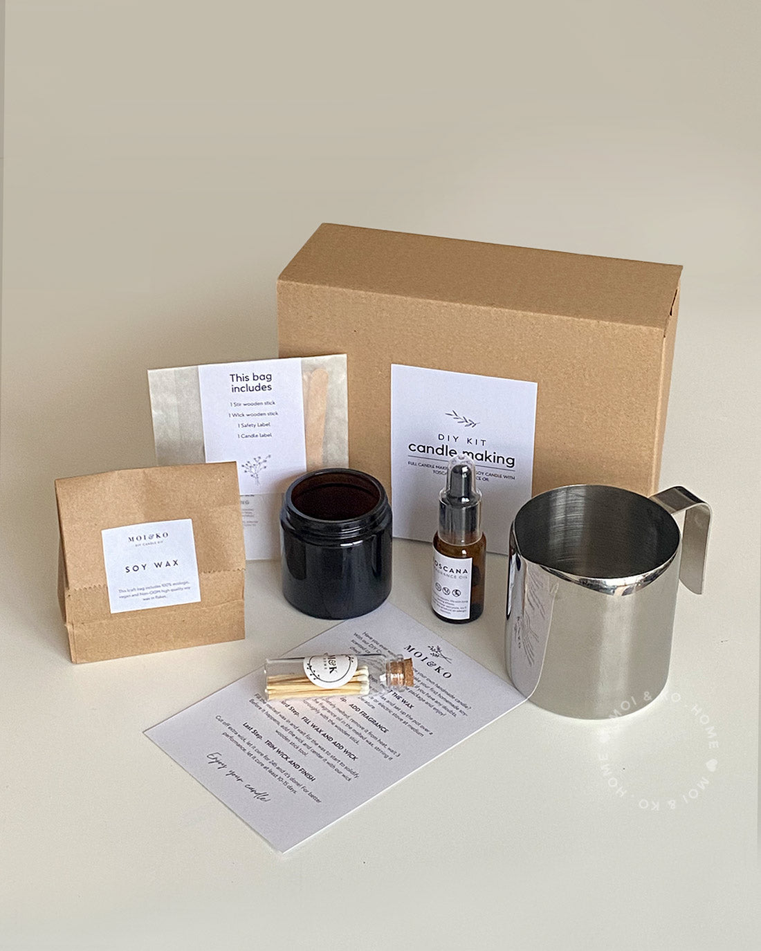 House of EQ DIY Scented Soy Candle Making Kit