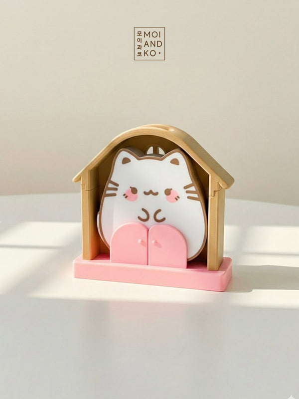 Posavasos de gatito - Set de 6 - Impreso en 3D