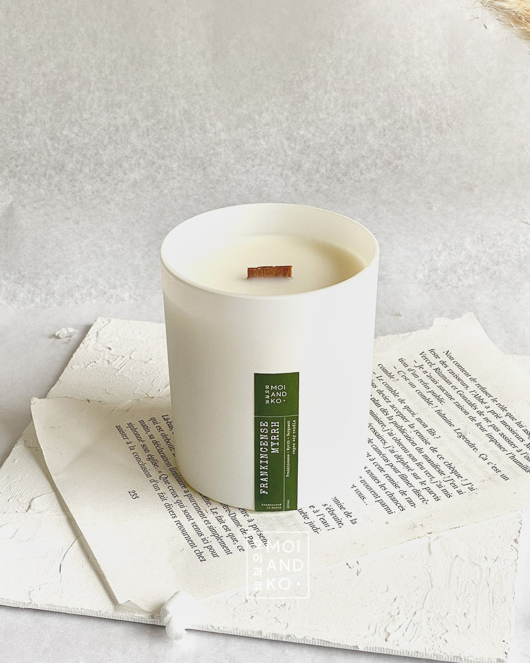 Frankincense and Myrrh Soy Candle - Winter Collection